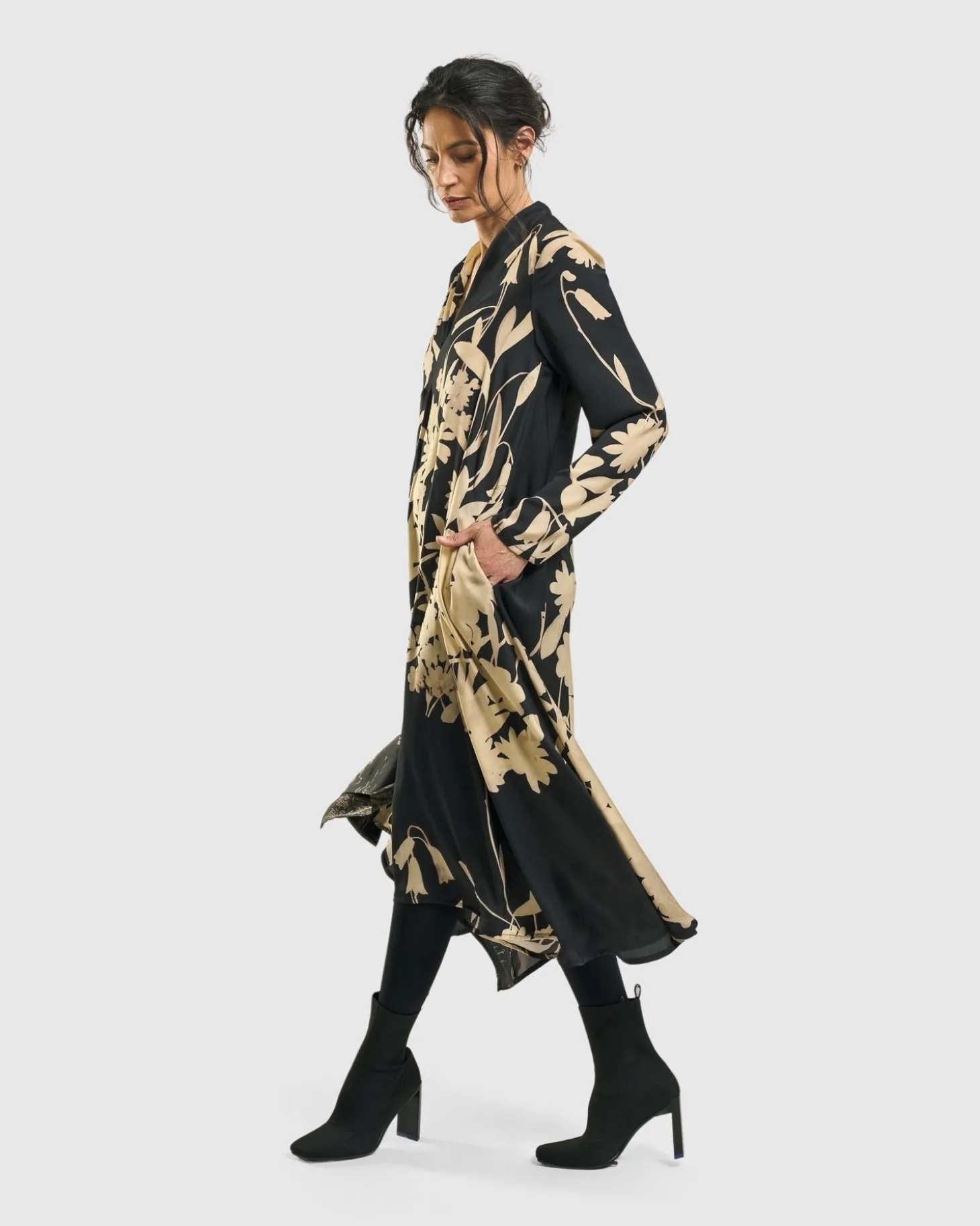Women Alembika Gaia A-Line Trapeze Dress, Floral