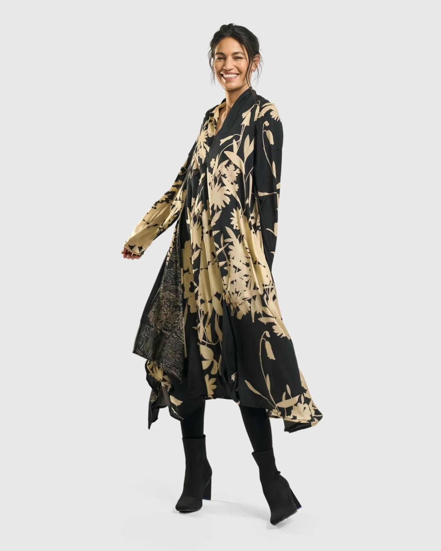 Women Alembika Gaia A-Line Trapeze Dress, Floral