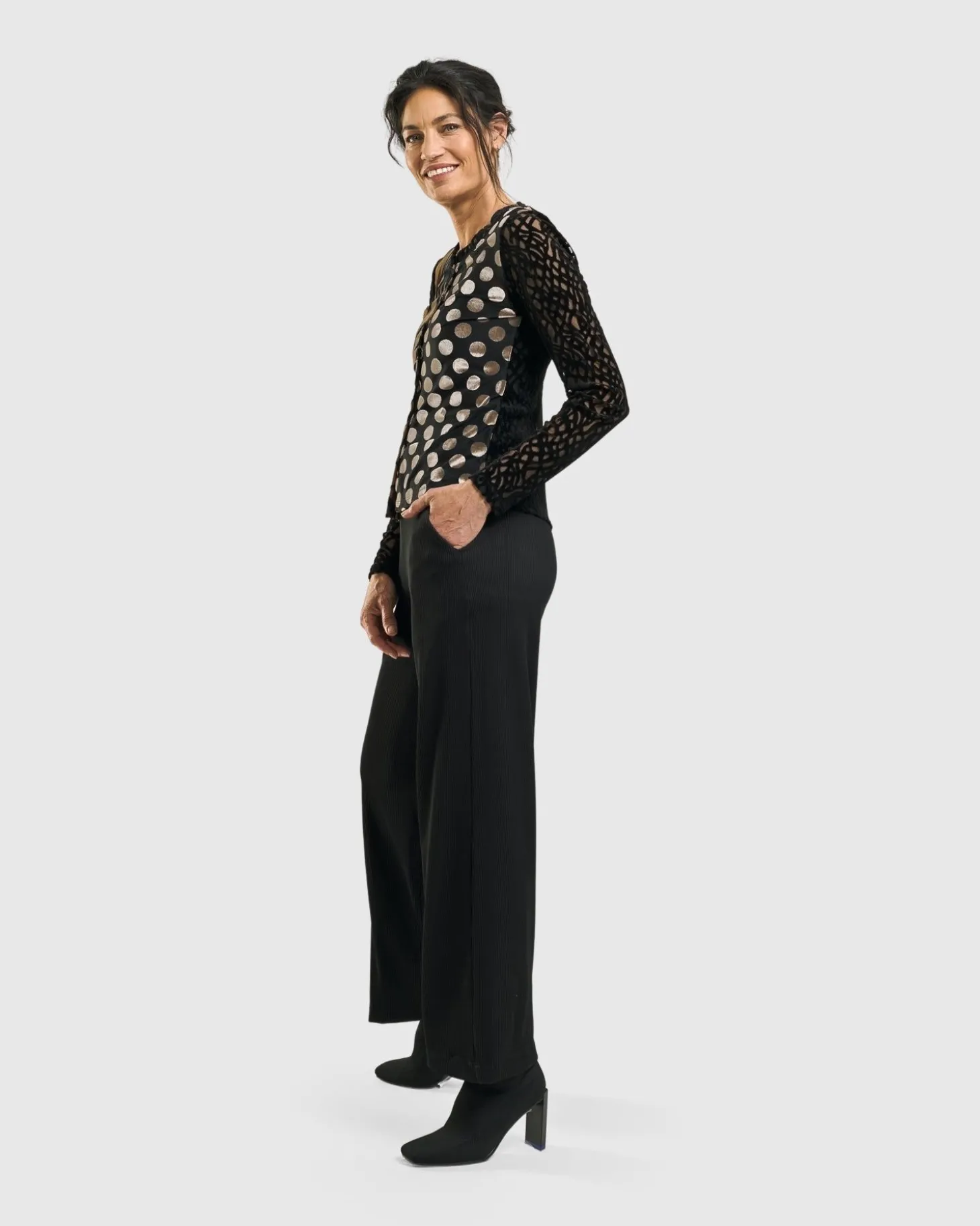 Women Alembika Galleria Trousers, Black