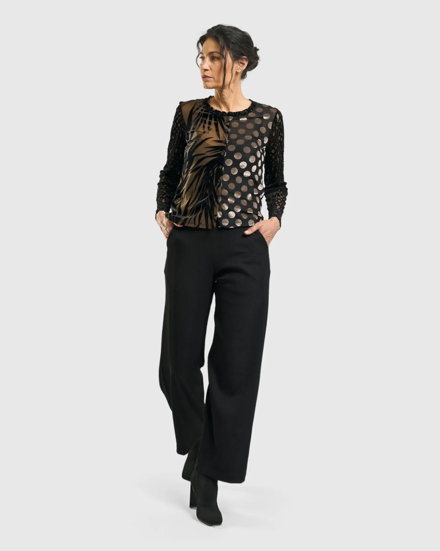 Women Alembika Galleria Trousers, Black