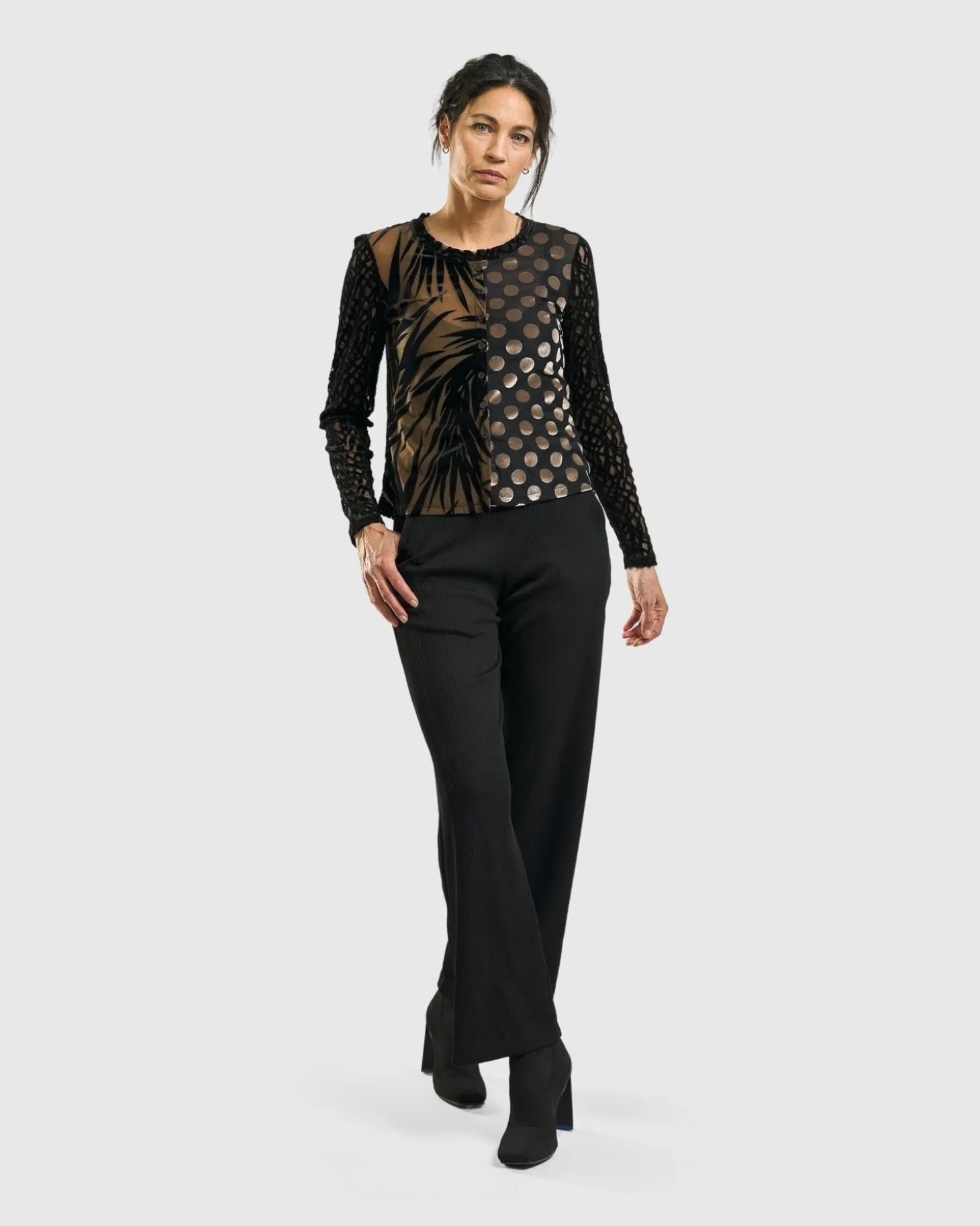 Women Alembika Galleria Trousers, Black