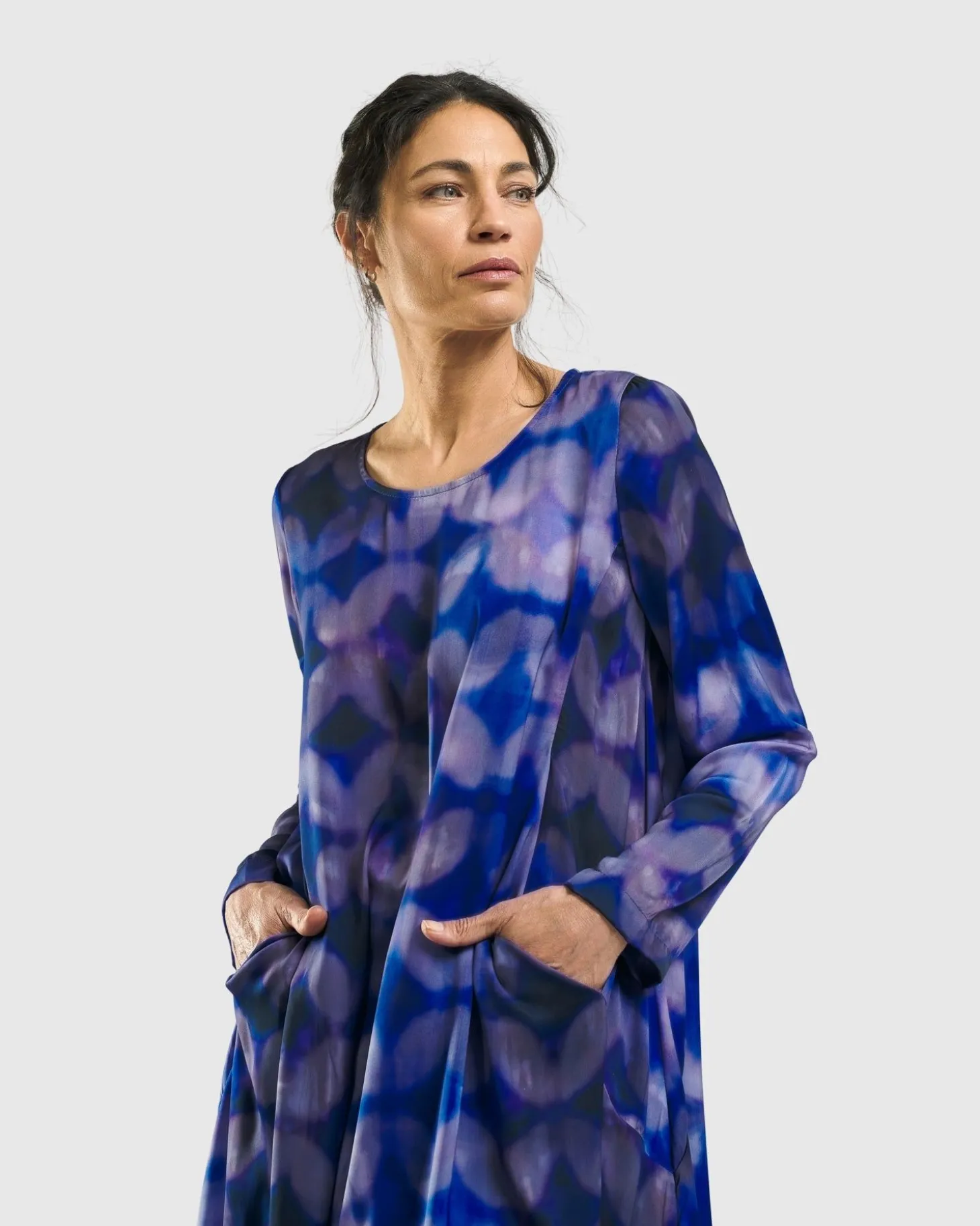 Women Alembika Gemstone Tunic Top, Royal