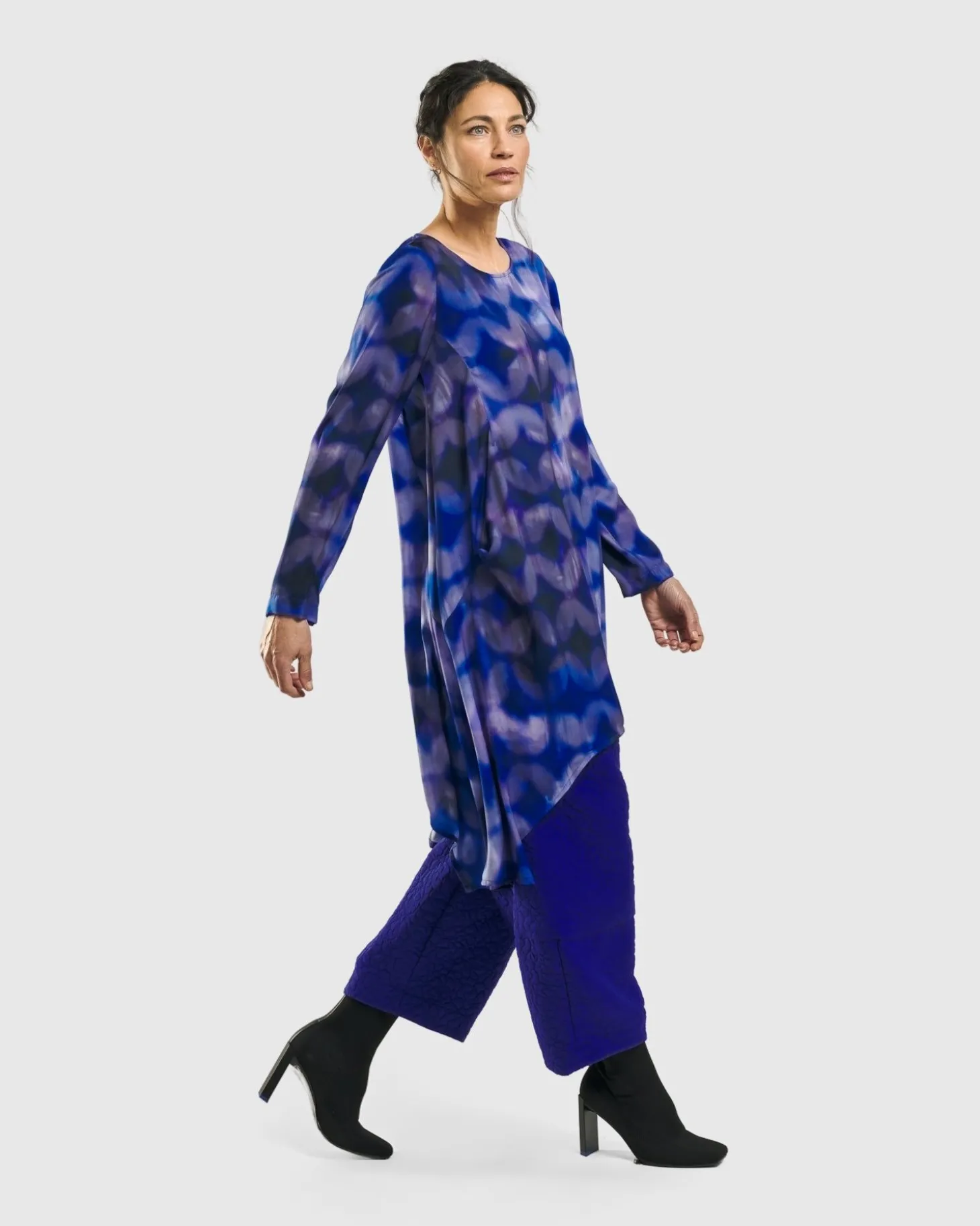 Women Alembika Gemstone Tunic Top, Royal