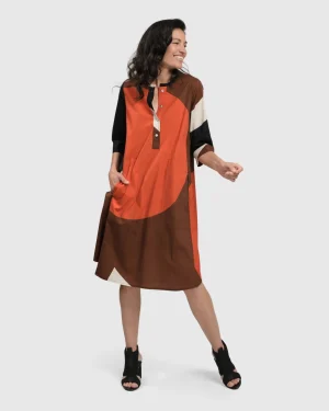 Women Alembika Ginny Oversized Shift Dress, Blossom