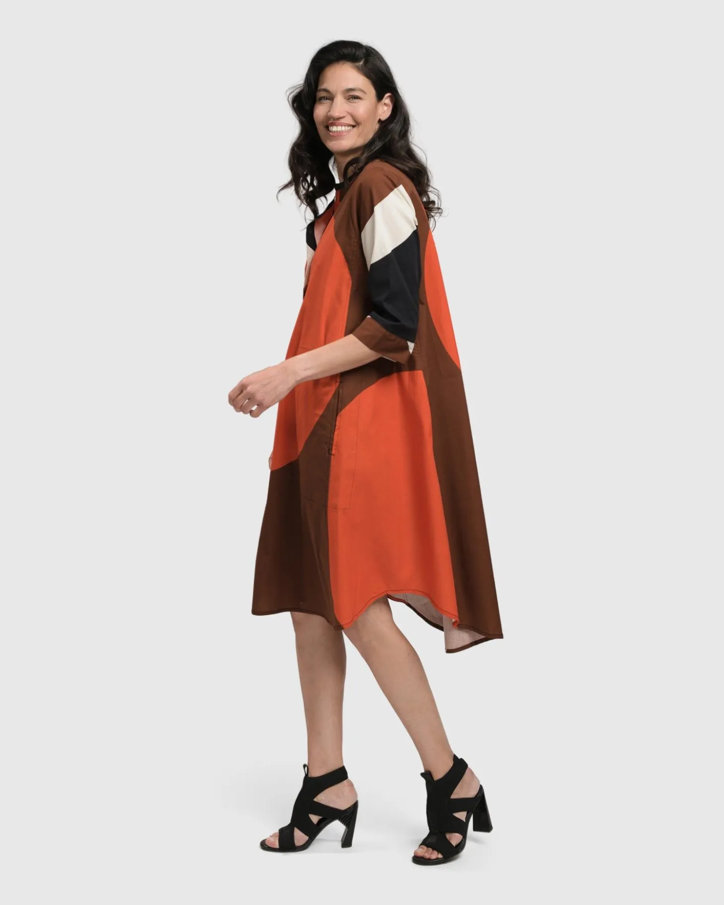 Women Alembika Ginny Oversized Shift Dress, Blossom