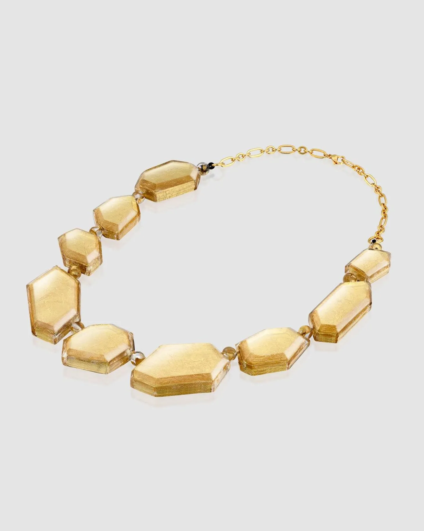 Women Alembika Glory Faceted Bead Necklace, Gold