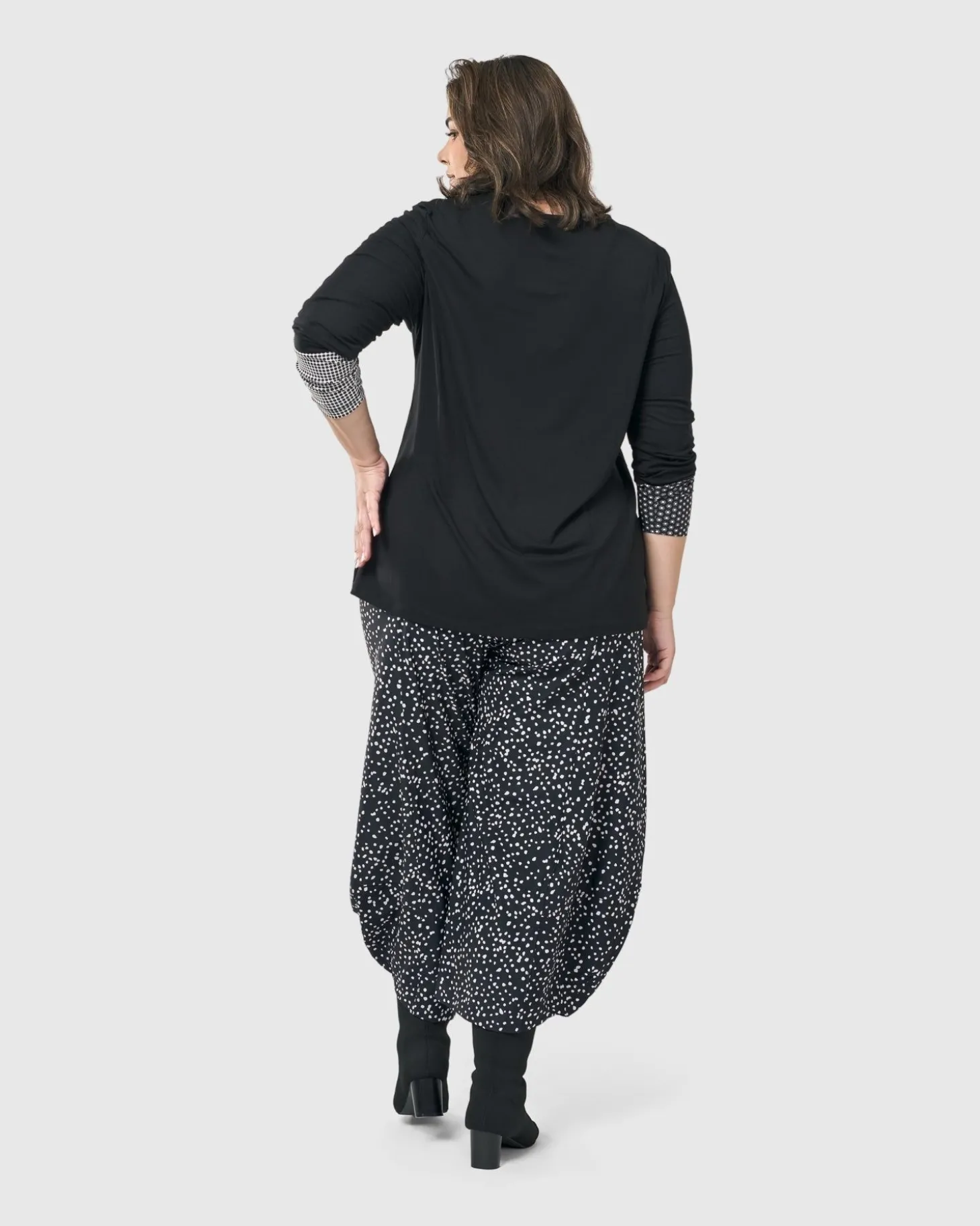 Women Alembika Go-To Long Sleeve Top, Mono