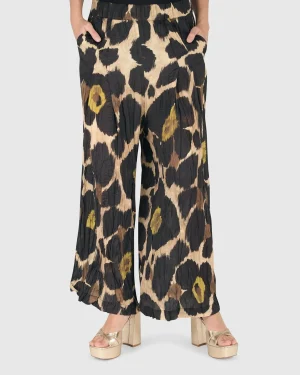 Women Alembika Hazel Crinkle Palazzo Pants, Multi
