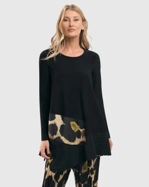 Women Alembika Hazel Mix Media Swing Top, Multi