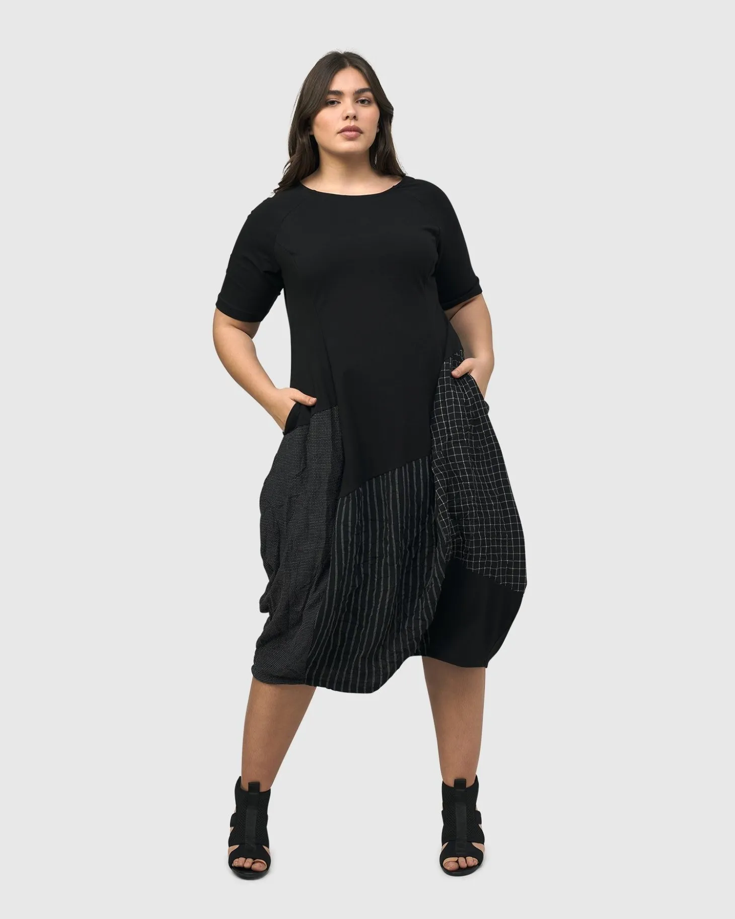 Women Alembika Hera T-Shirt Cocoon Dress, Mix