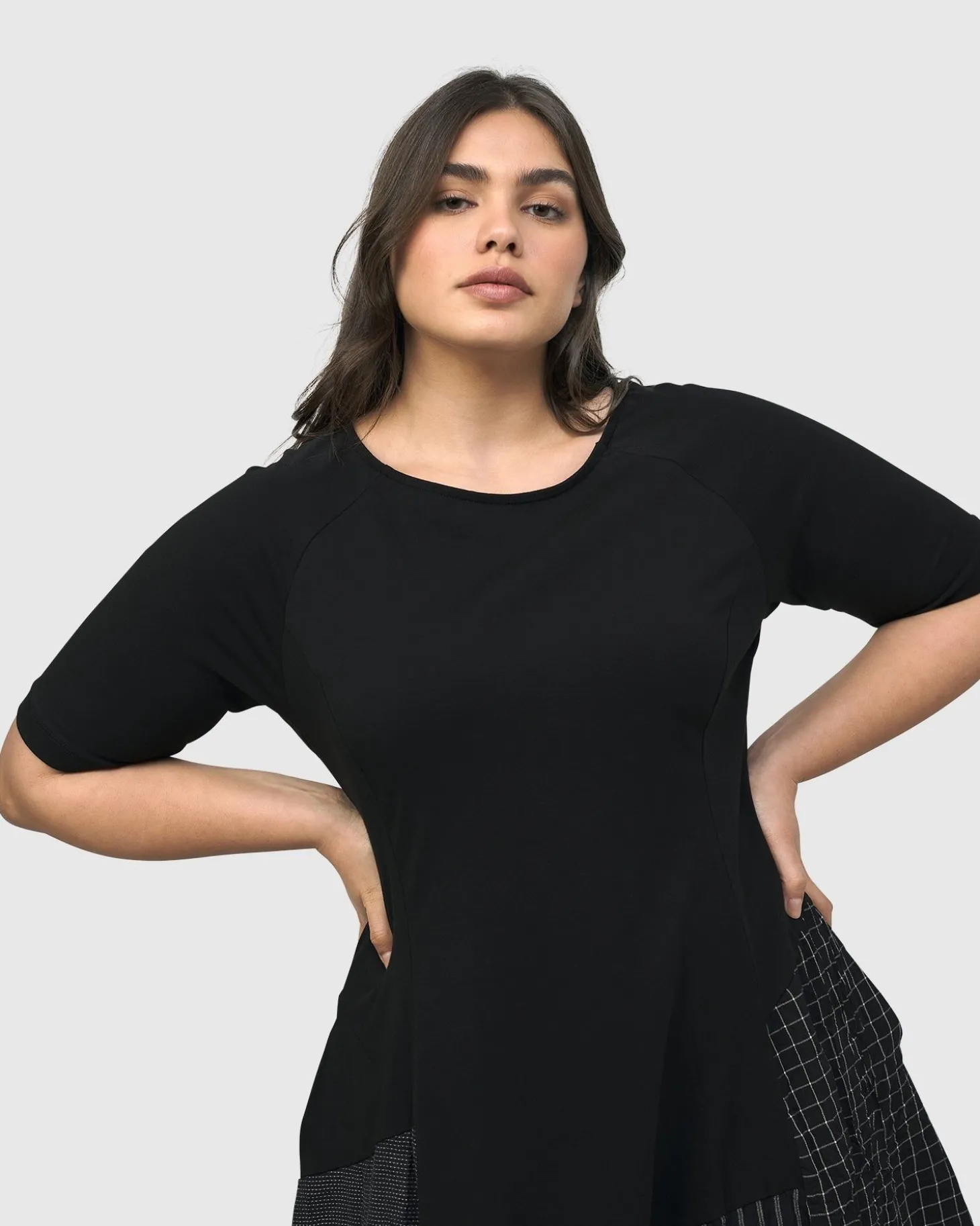 Women Alembika Hera T-Shirt Cocoon Dress, Mix