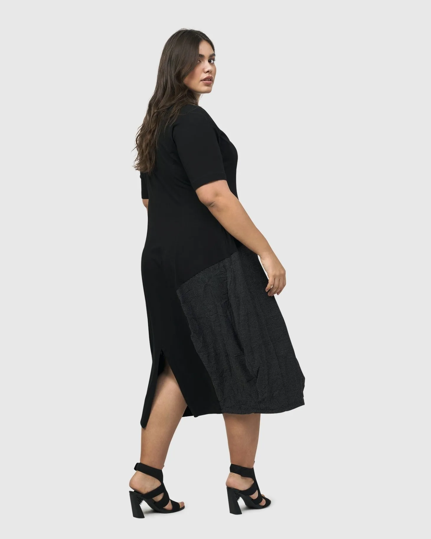 Women Alembika Hera T-Shirt Cocoon Dress, Mix