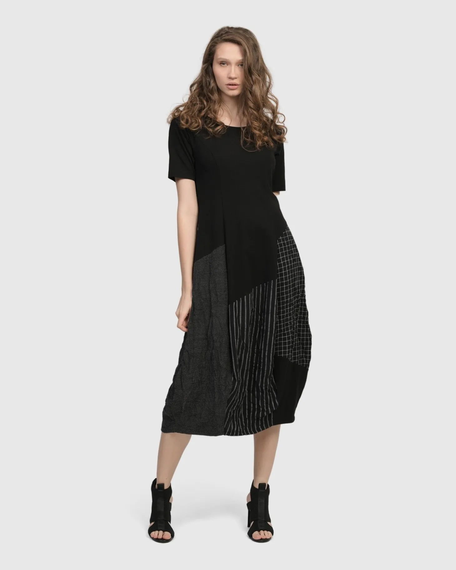 Women Alembika Hera T-Shirt Cocoon Dress, Mix