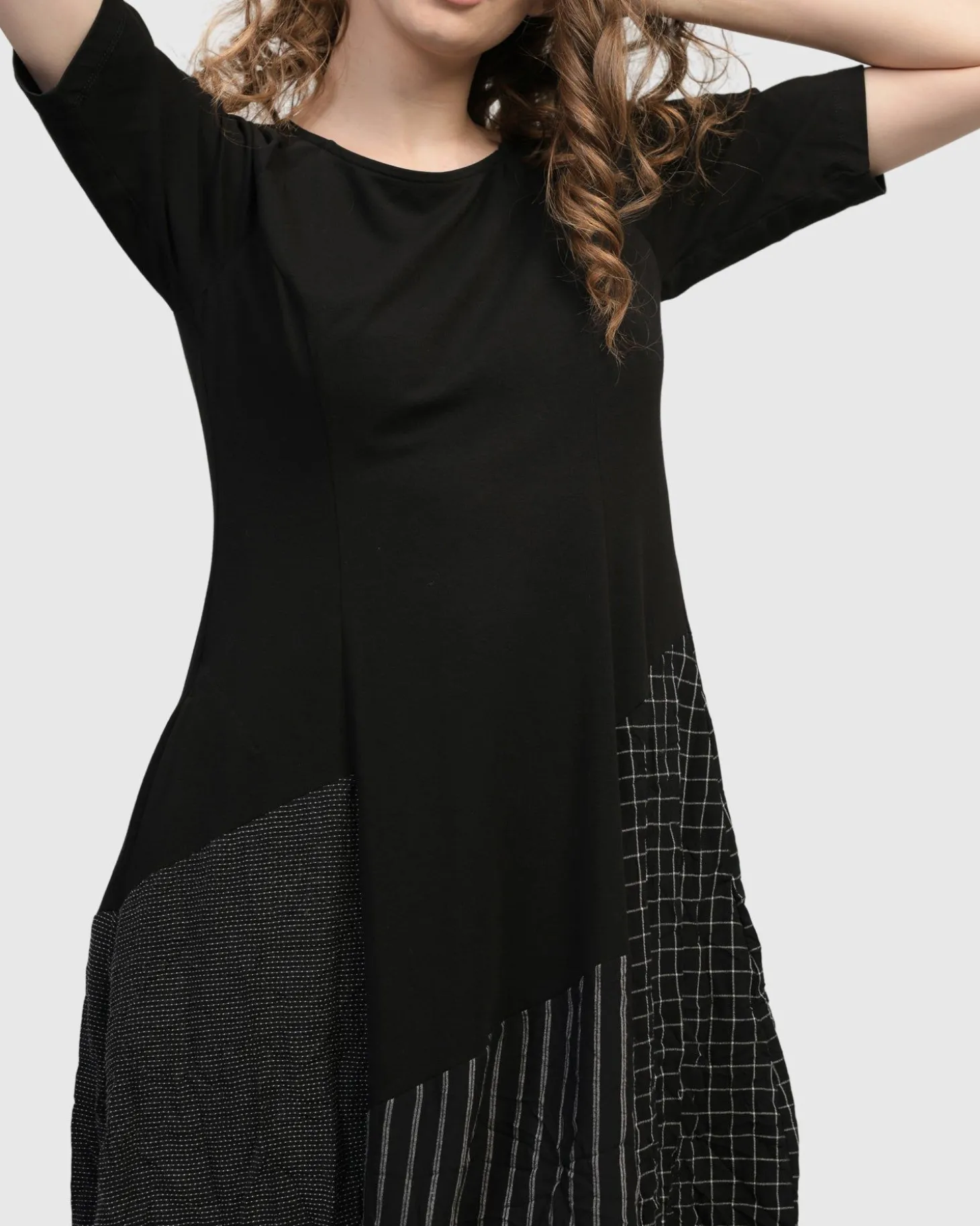 Women Alembika Hera T-Shirt Cocoon Dress, Mix