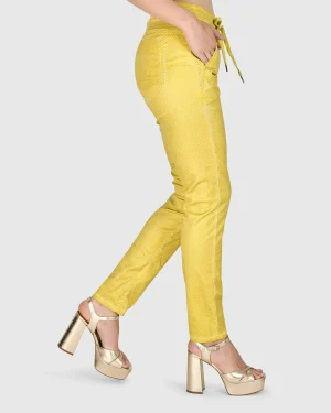 Women Alembika Iconic Stretch Jeans, Honey Snake