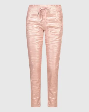 Women Alembika Iconic Stretch Jeans, Metallic Powder