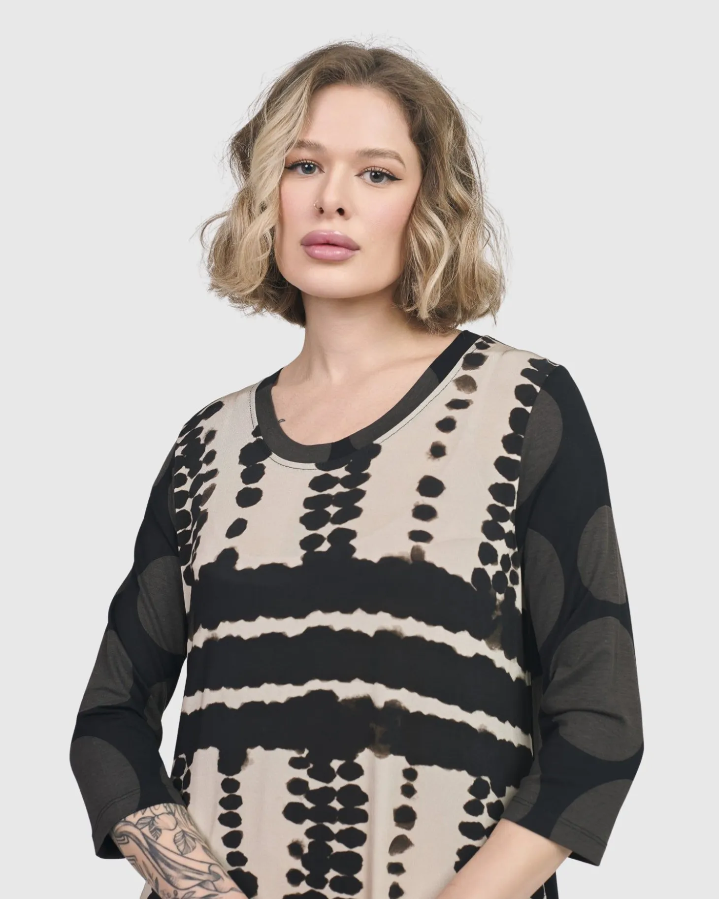 Women Alembika Incan Trail T-Shirt Dress, Savanna