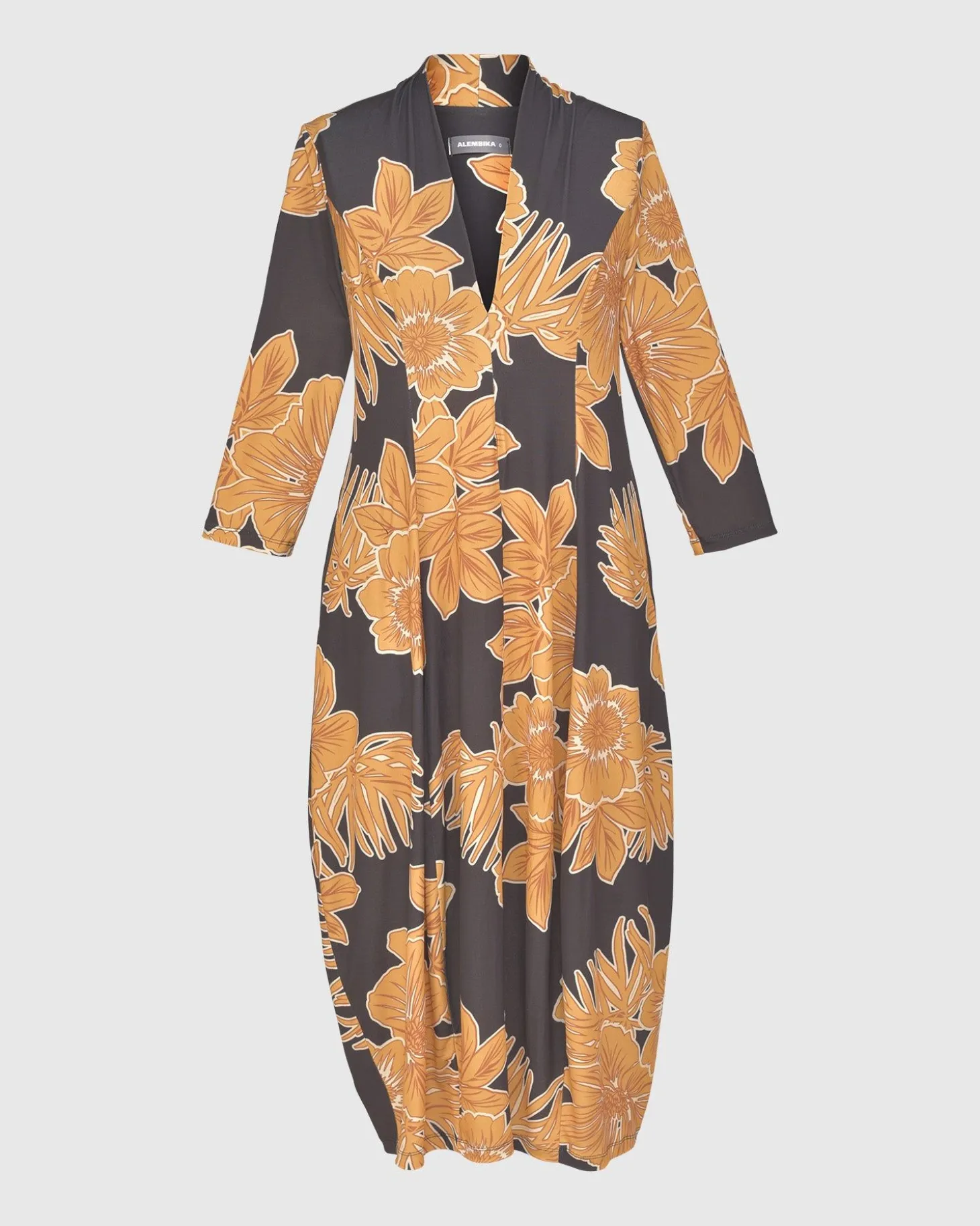 Women Alembika Island Cocoon Dress, Gold
