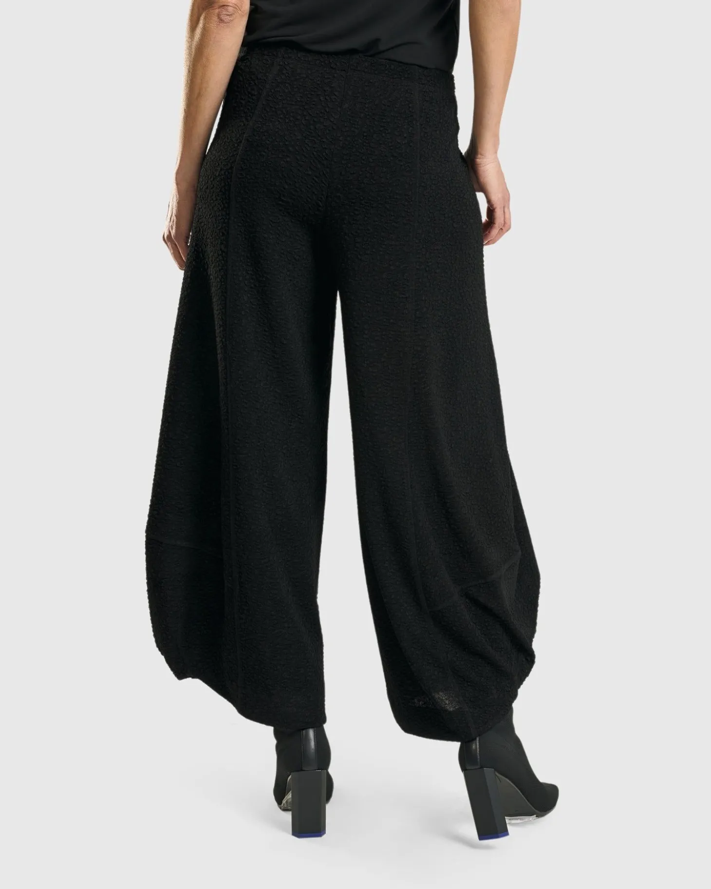 Women Alembika Jacquard Punto Pants, Black