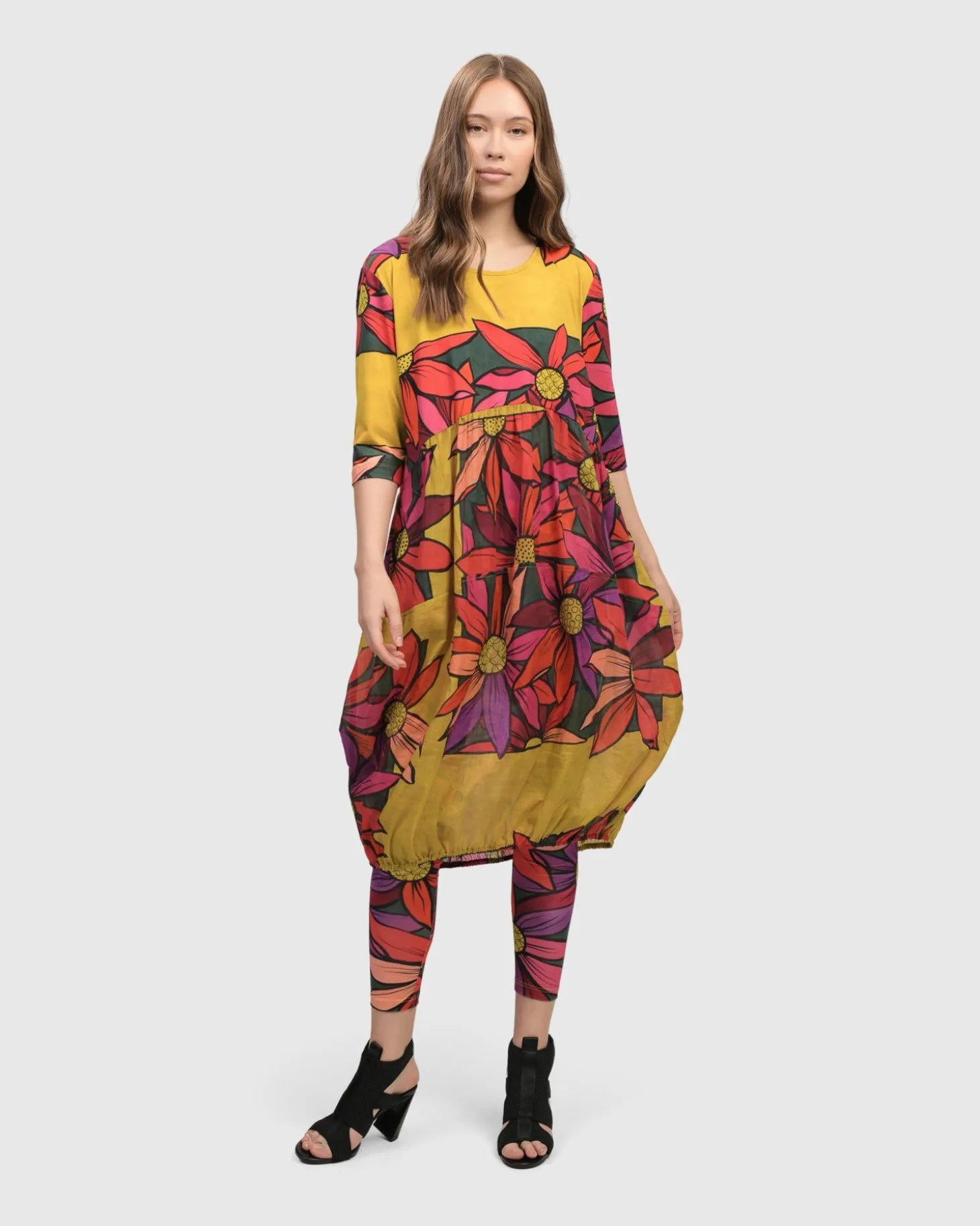 Women Alembika Jasmine Relaxed Dress, Bouquet