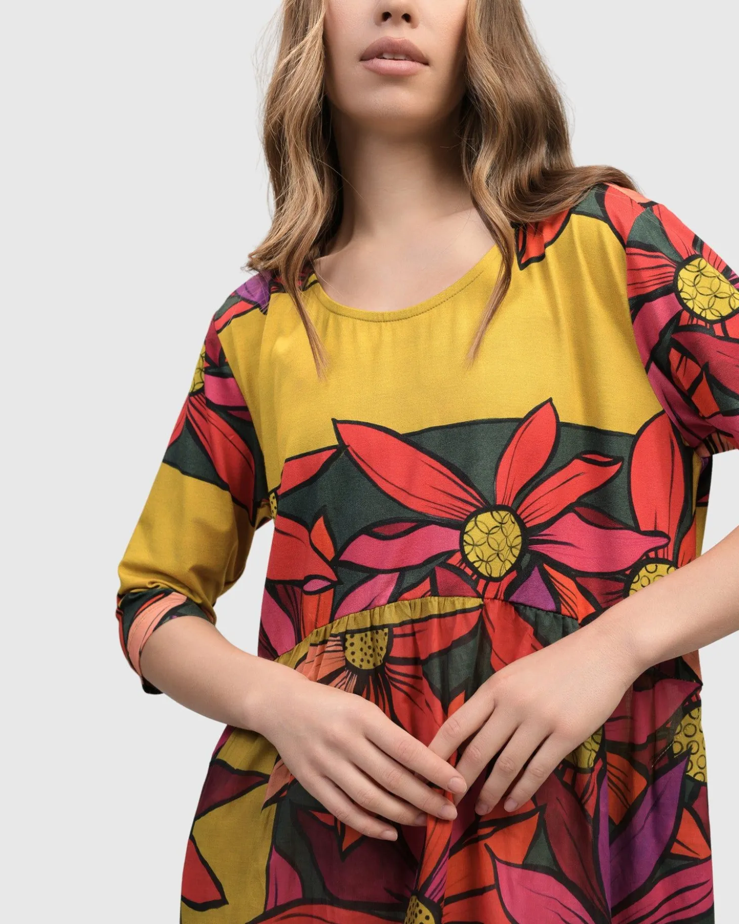 Women Alembika Jasmine Relaxed Dress, Bouquet