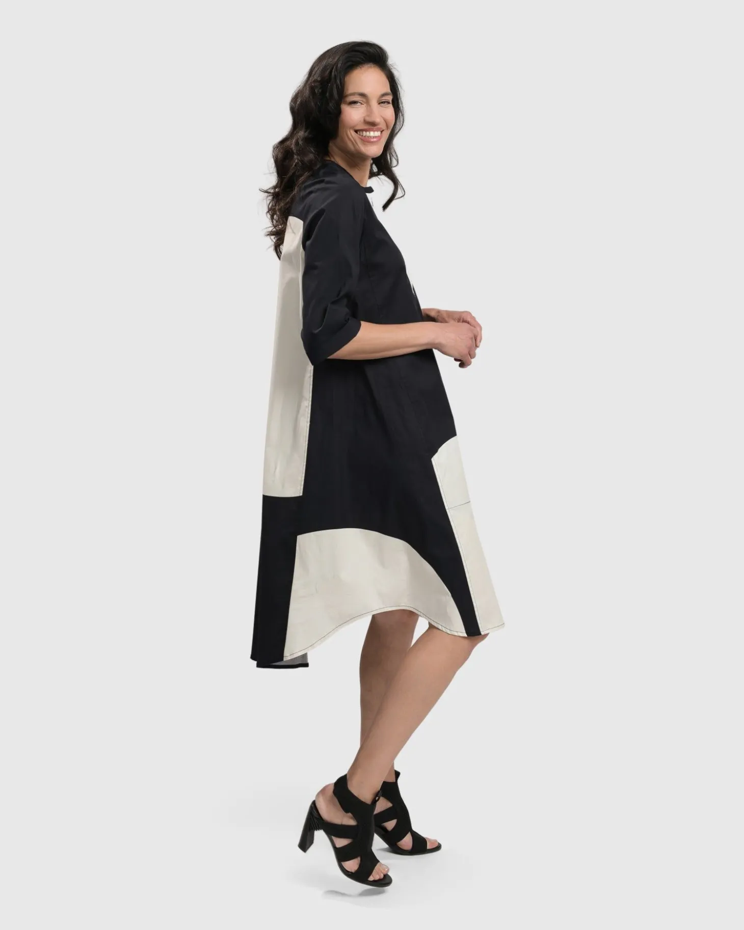 Women Alembika Jenny Oversized Shift Dress, Mono