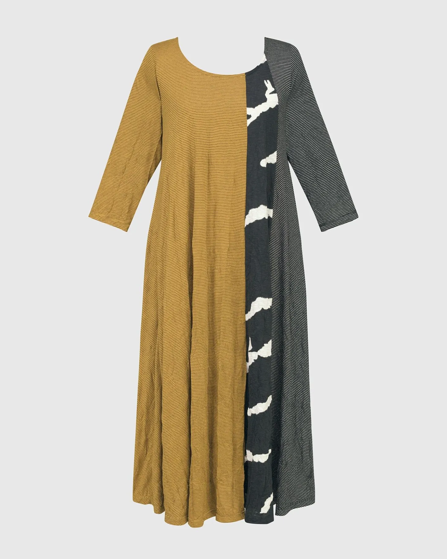 Women Alembika Jill Crinkle Swing Dress, Yellow