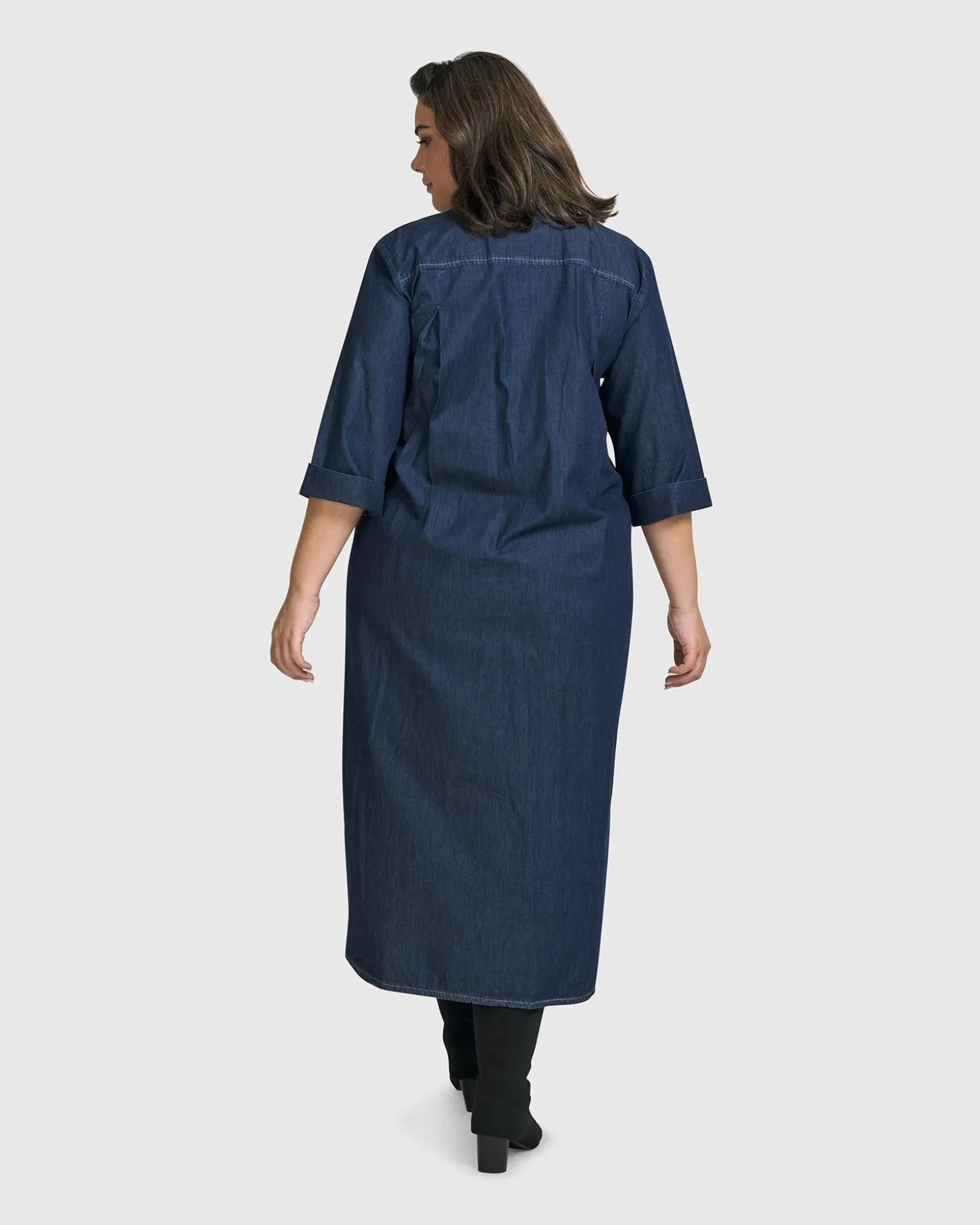 Women Alembika Joie Collared Dress, Denim
