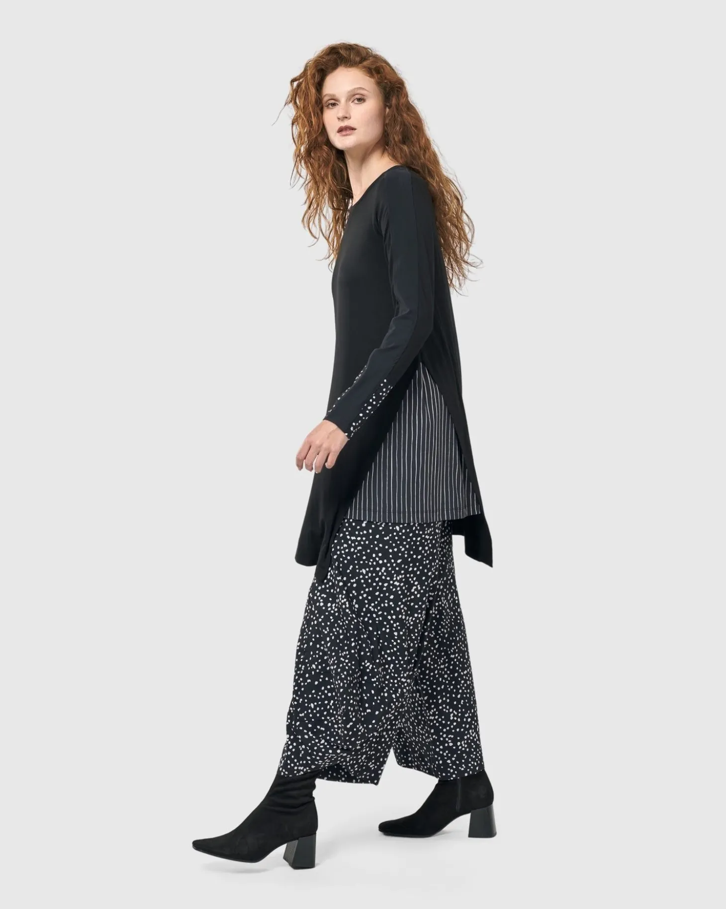Women Alembika Josie Swing Tunic Top, Mono