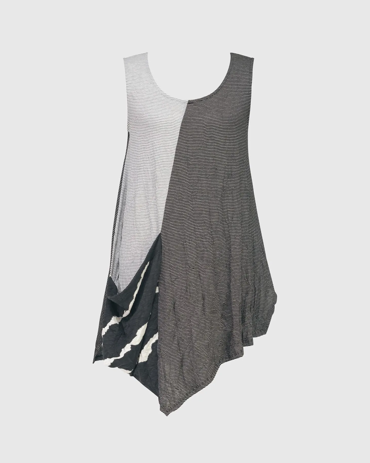 Women Alembika Kia Crinkle Tunic Top, Stripe