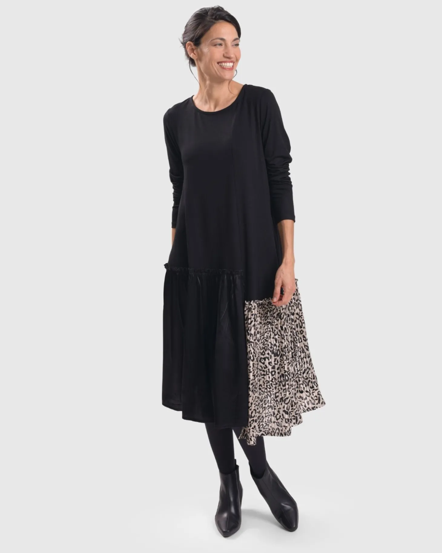 Women Alembika Leo A-Line Midi Dress