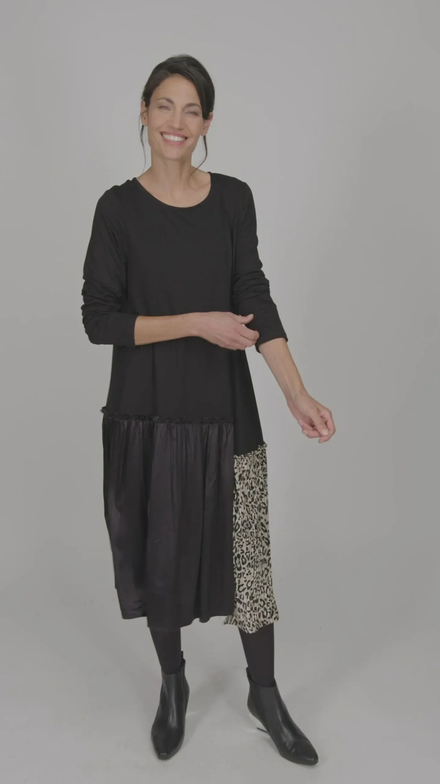 Women Alembika Leo A-Line Midi Dress