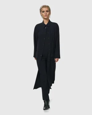Women Alembika Matrix Duster, Black