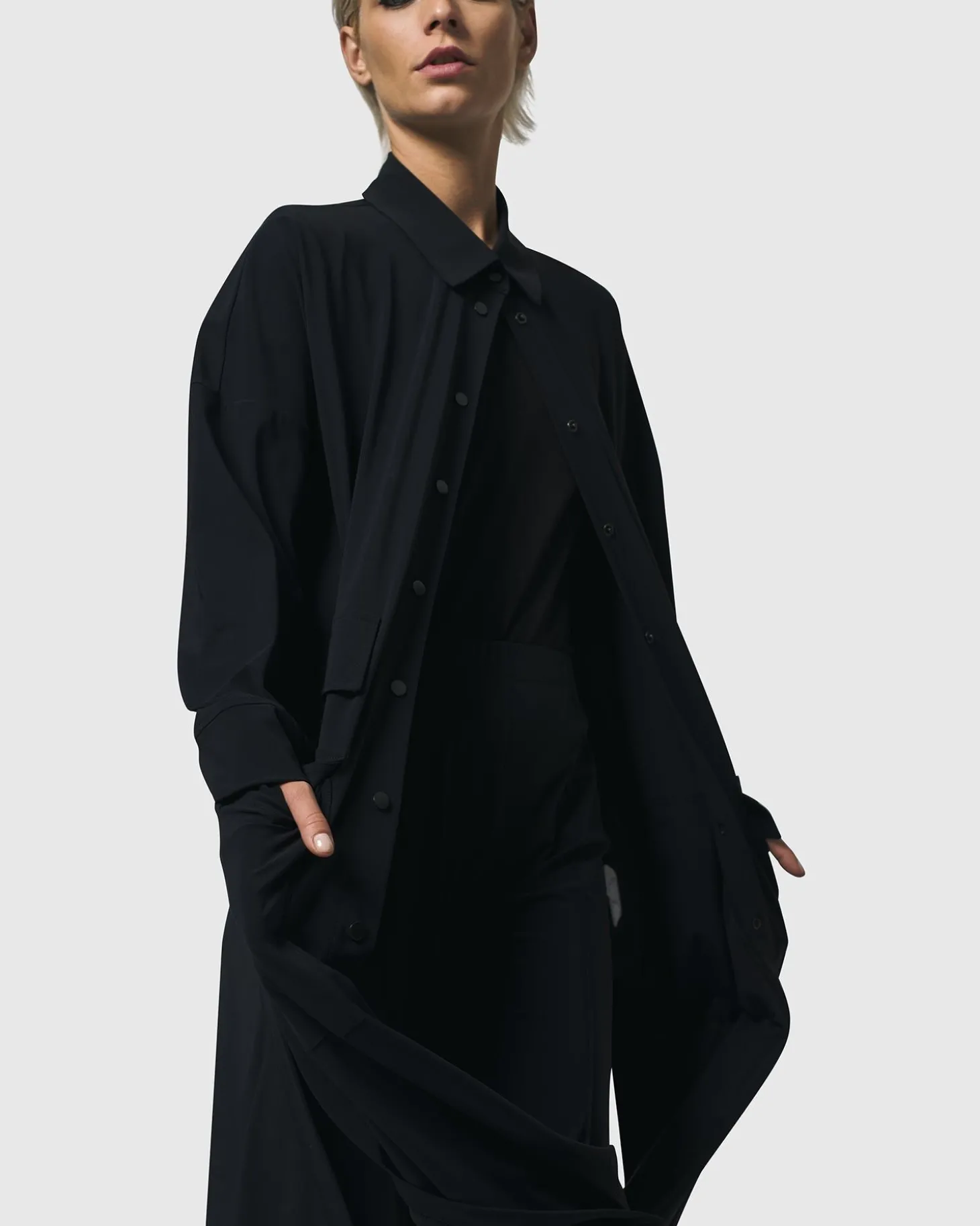 Women Alembika Matrix Duster, Black