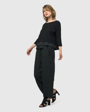 Women Alembika Medusa Asymmetric Boxy Tee, Mix