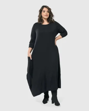 Women Alembika Midnight Maxi Dress, Black
