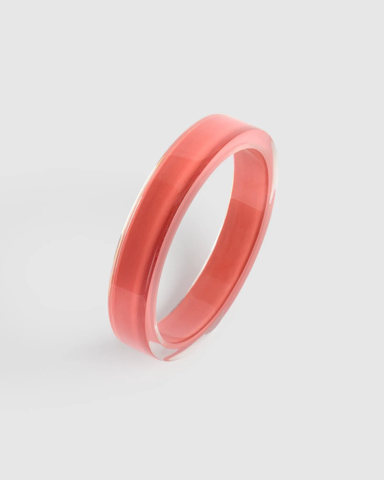 Women Alembika Minimalist Bangle Bracelet, Coral