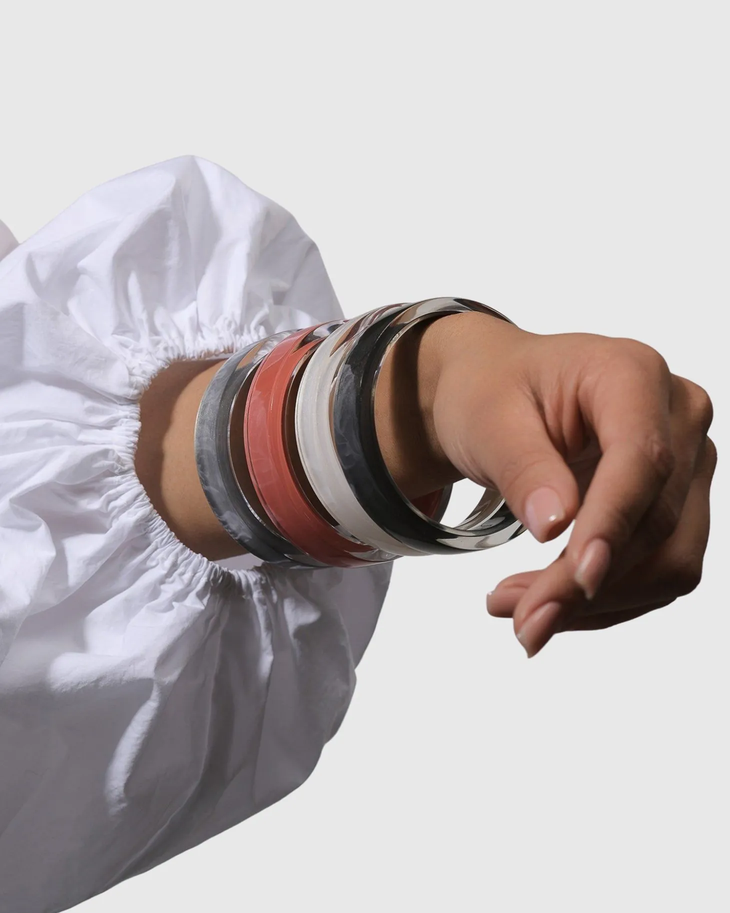 Women Alembika Minimalist Bangle Bracelet, Meteor