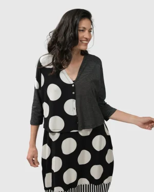 Women Alembika Minnie Crop Cardigan Mono
