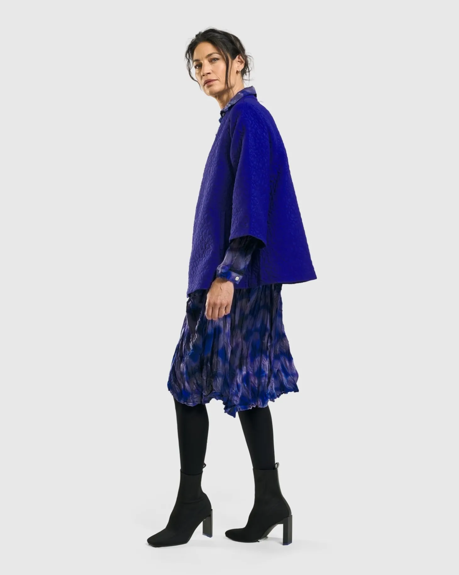 Women Alembika Monarch A-Line Jacket, Royal