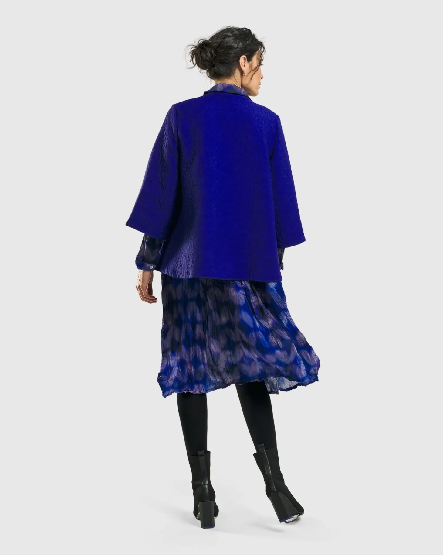 Women Alembika Monarch A-Line Jacket, Royal