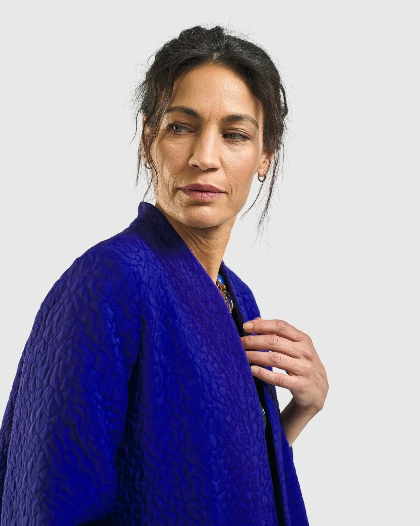 Women Alembika Monarch A-Line Jacket, Royal