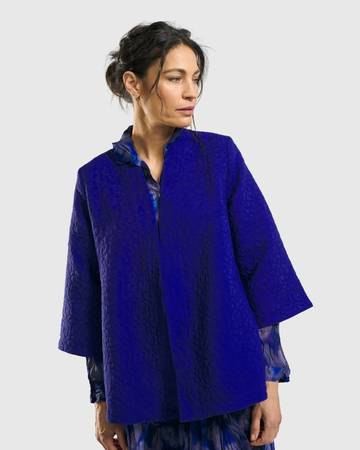 Women Alembika Monarch A-Line Jacket, Royal