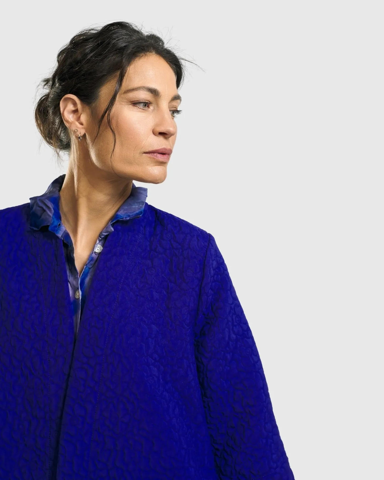 Women Alembika Monarch A-Line Jacket, Royal