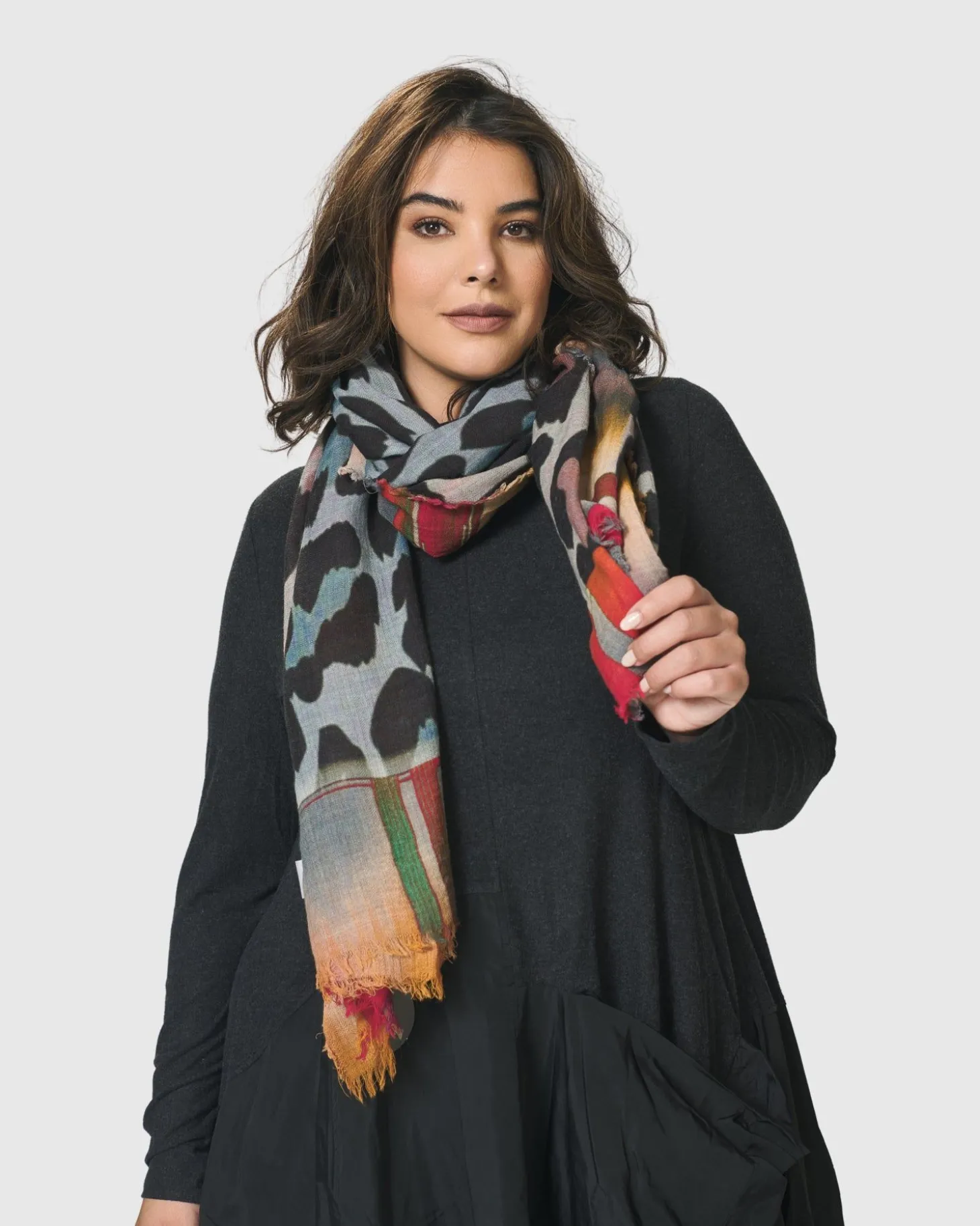 Women Alembika Nightclub Scarf, Leopard