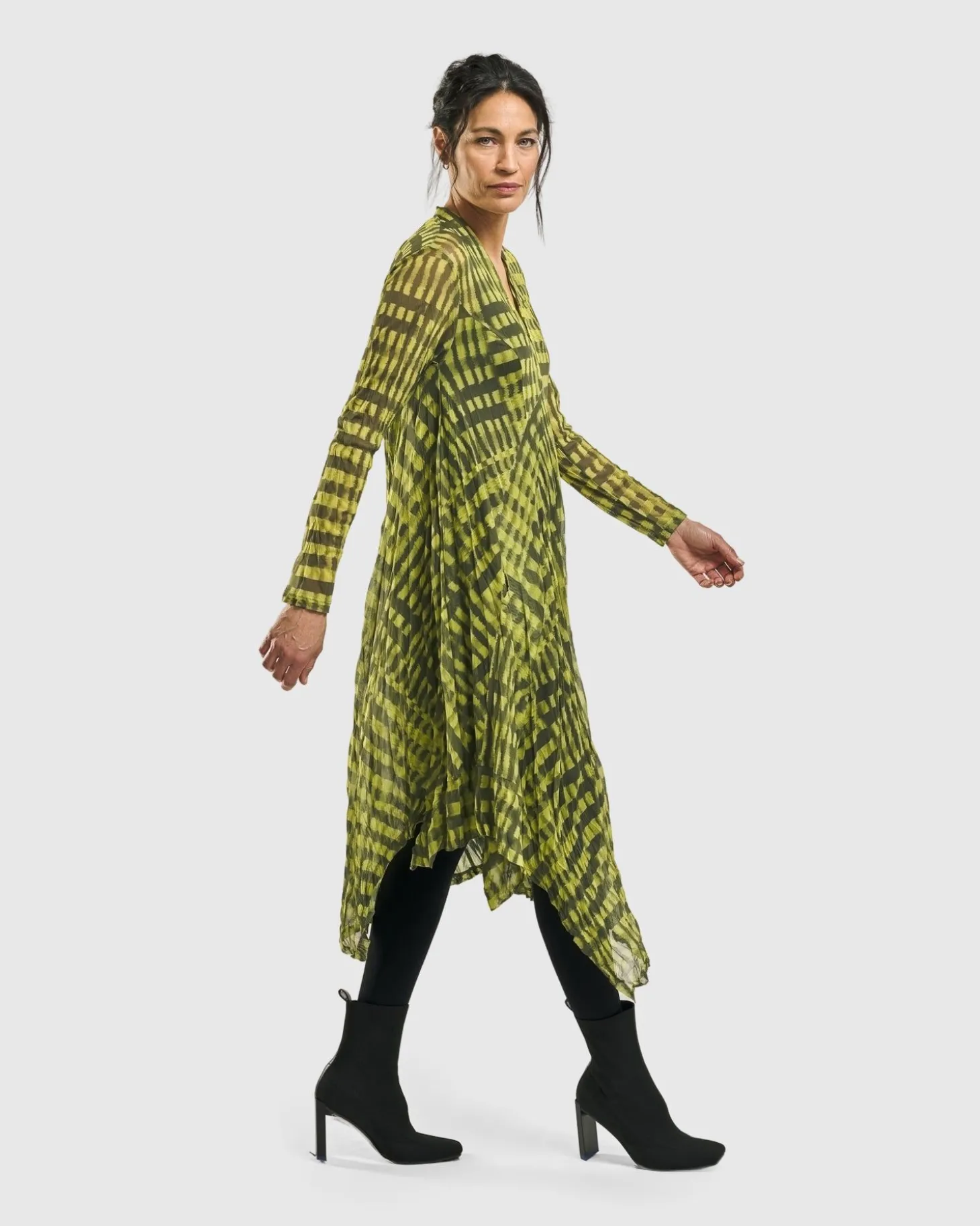 Women Alembika Nirvana A-Line Dress, Yellow