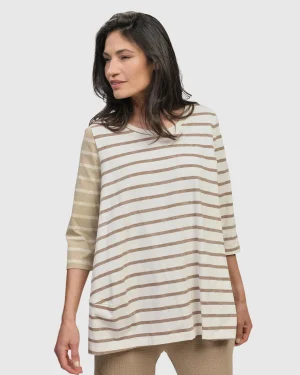 Women Alembika Oasis Bell Top, Cream