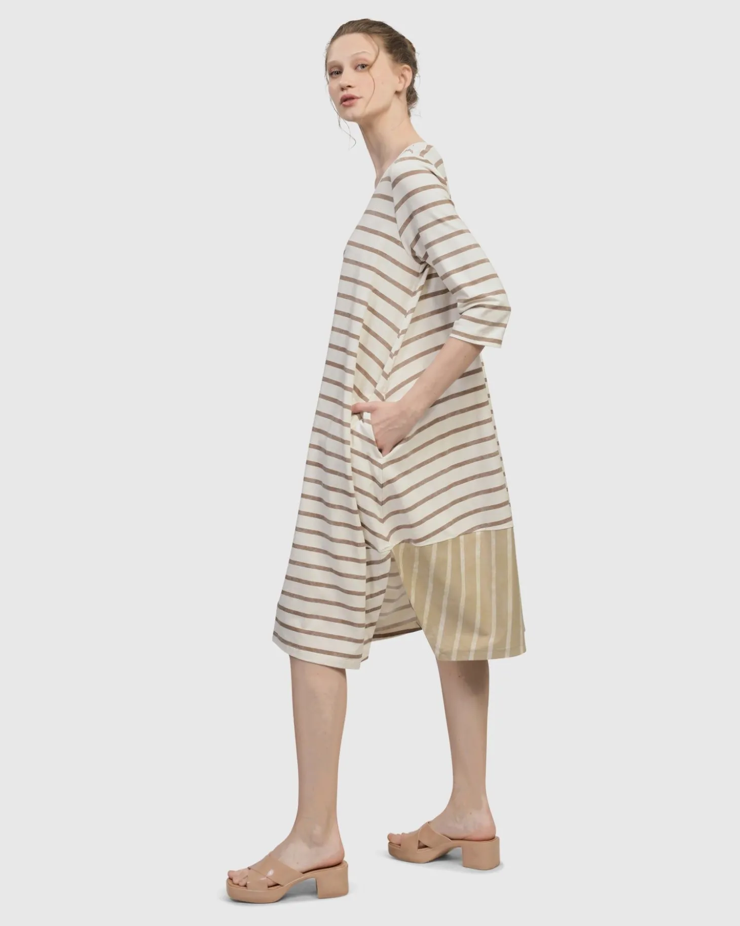 Women Alembika Oasis Caftan Dress, Cream