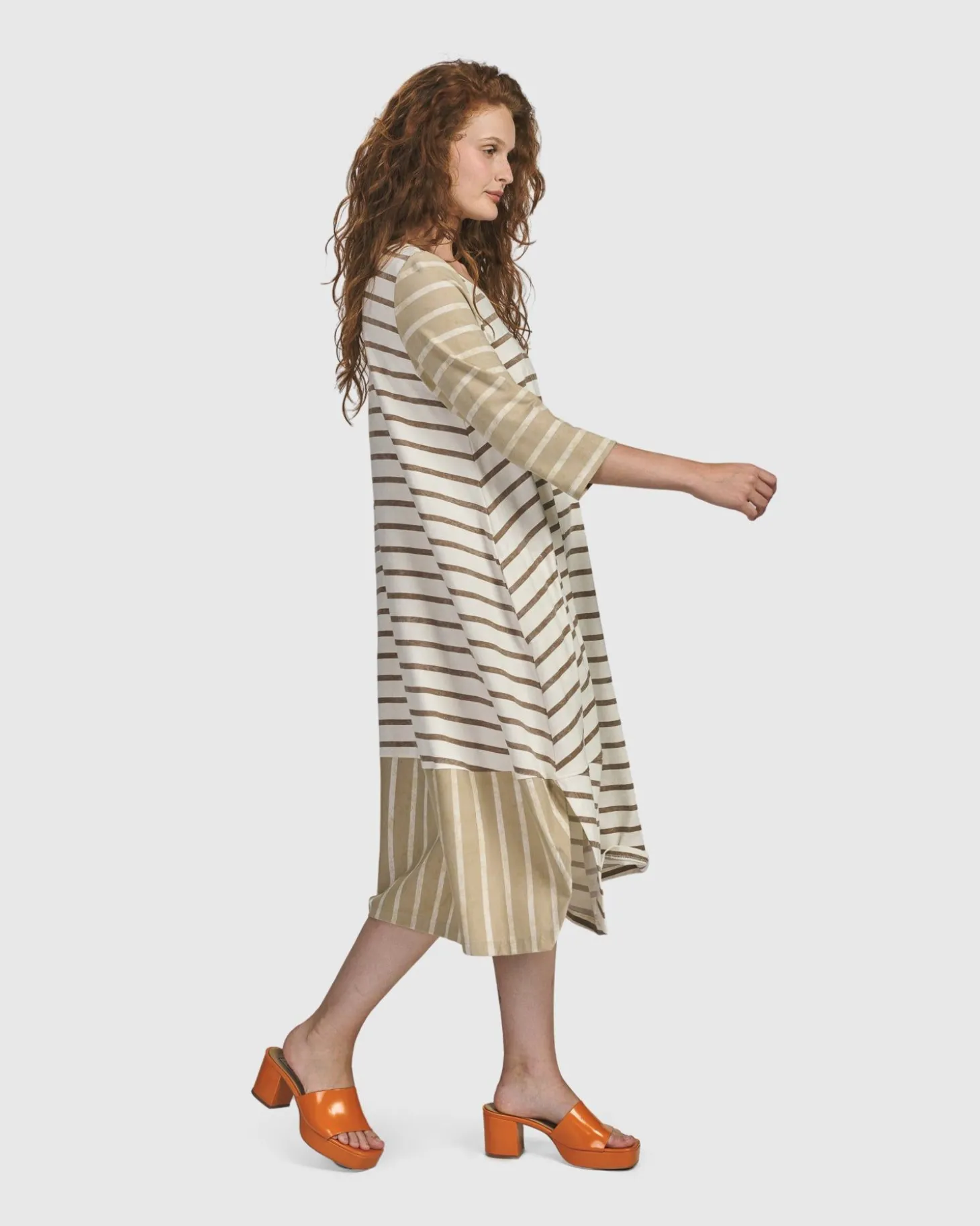 Women Alembika Oasis Caftan Dress, Cream