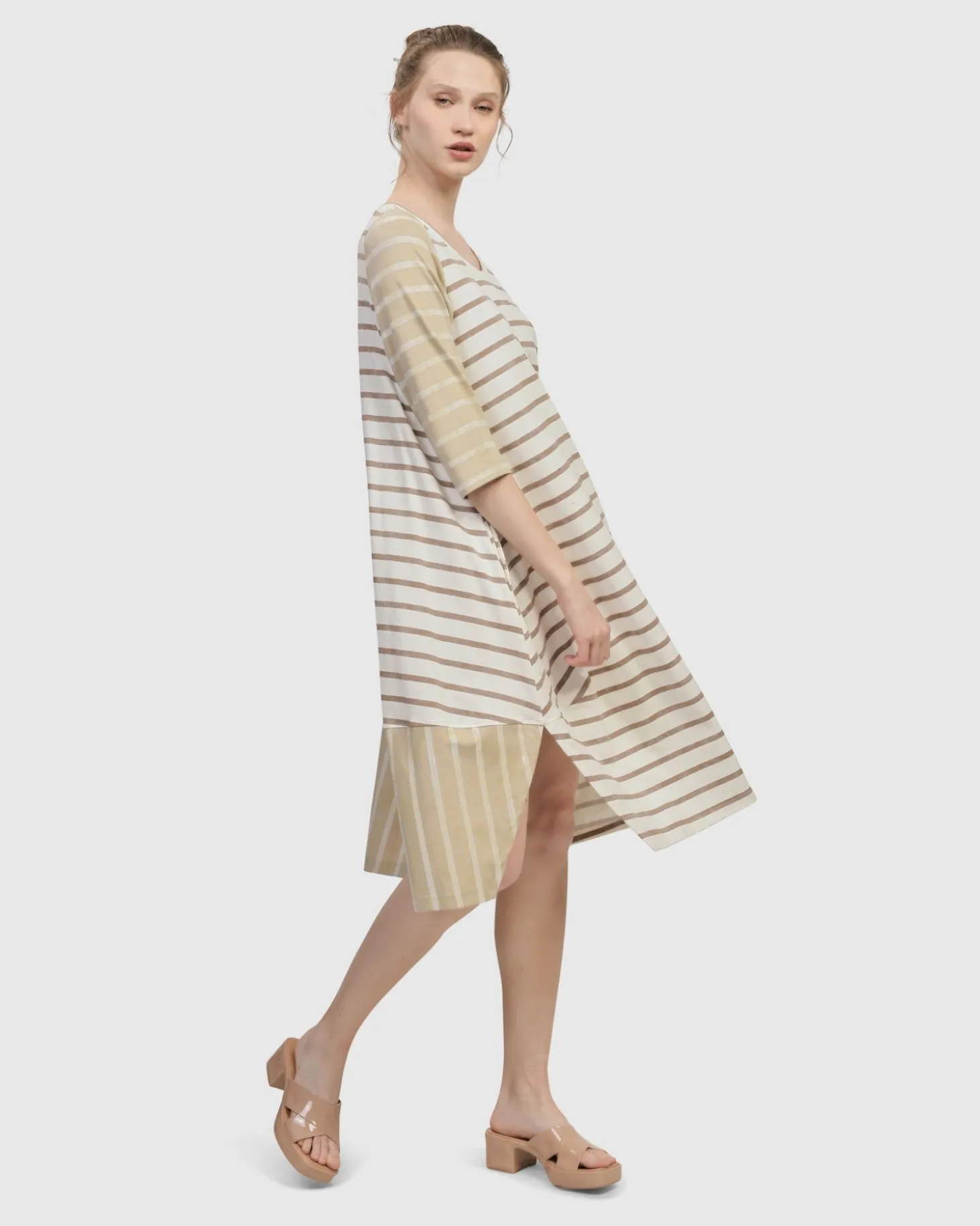 Women Alembika Oasis Caftan Dress, Cream